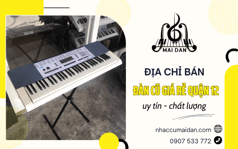 Đàn cũ giá rẻ Quận 12 