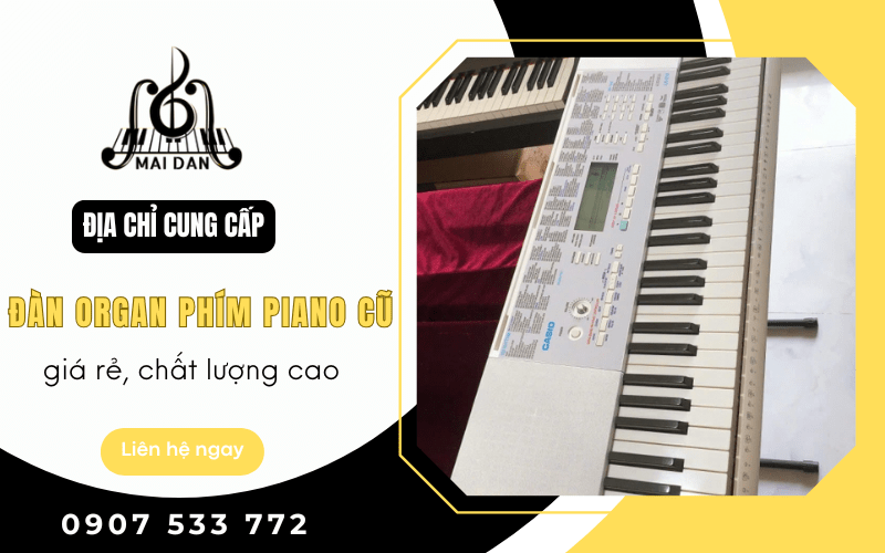 đàn organ phím piano cũ giá rẻ