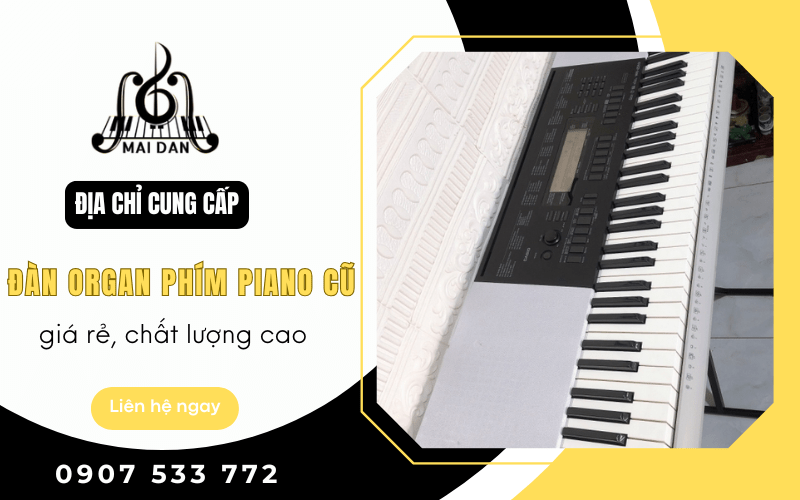 đàn organ phím piano cũ giá rẻ