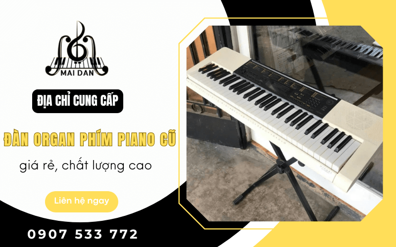 đàn organ phím piano cũ giá rẻ