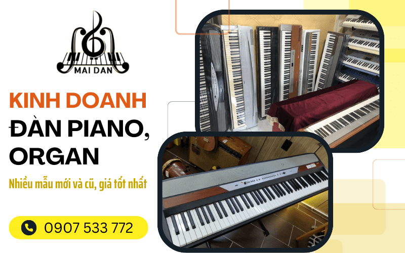 đàn piano, đàn organ