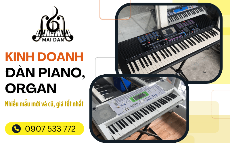 đàn piano, đàn organ