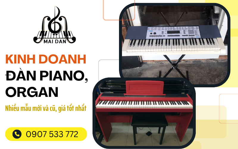 đàn piano, đàn organ