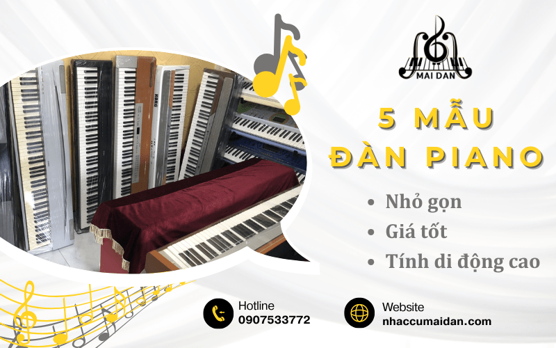 đàn piano nhỏ gọn