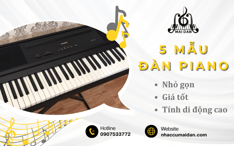 đàn piano nhỏ gọn
