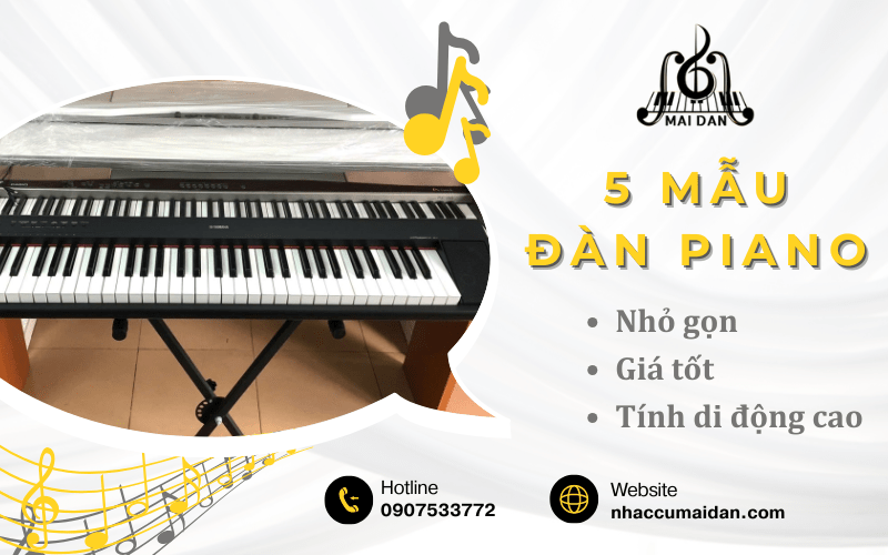 đàn piano nhỏ gọn