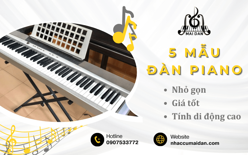 đàn piano nhỏ gọn